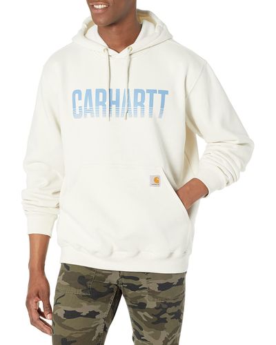 Carhartt Big Loose Fit Midweight Logo Graphic Sweatshirt 105824 - Multicolor
