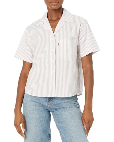 Levi's Aiden Short Sleeve Shirt - White