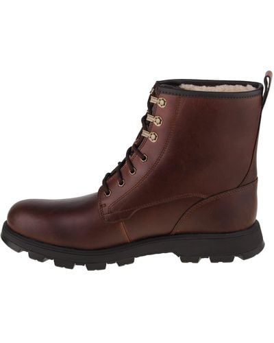 UGG ® Kirkson Leather Cold Weather Boots|dress Shoes - Brown