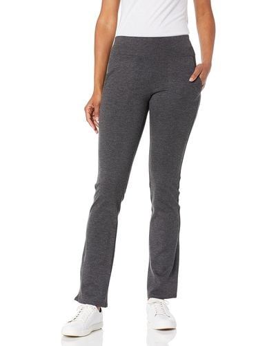 Skechers Flared Ponte Athleisure You Walk Pant Casual - Gray
