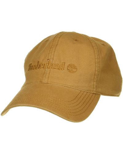 Timberland Southport Beach Cotton Canvas Cap with Self Backstrap and Metal Closure - Neutro