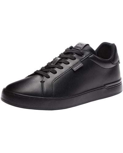 COACH Non Tech Athletic Lowline Low Top Sneaker In Leather - Black