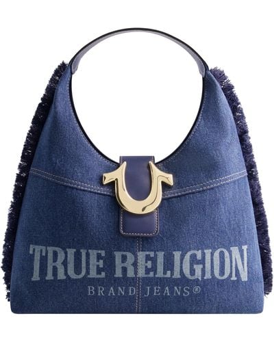 True Religion Shoulder Bag Purse - Blue