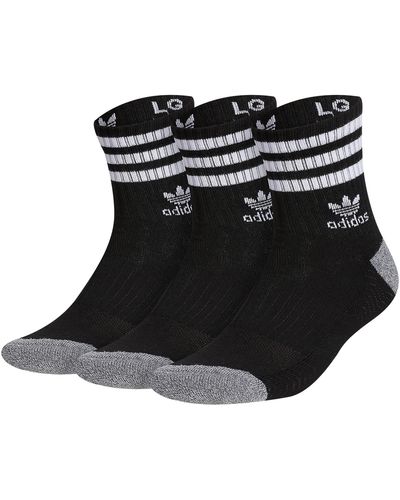 adidas Originals Roller High Quarter Socks - Black