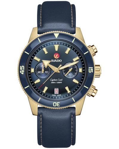 Rado Captain Cook Automatic Watch - Blue