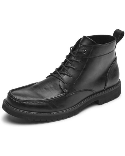 OUTLET FOOTWEAR Rockport MARSHALL R CAP - Botines hombre black - Private  Sport Shop
