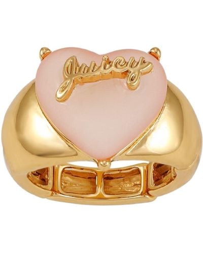 Juicy Couture Pink Heart Ring For - White