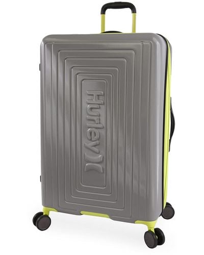 Hurley Suki Hardside Spinner Luggage - Gray