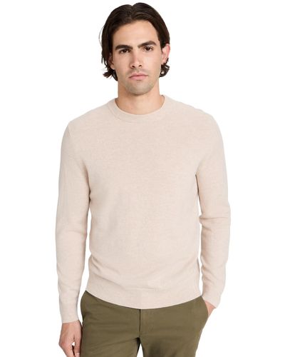 Theory Hilles Crew In Cashmere - Natural