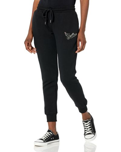True Religion Brand Jeans Retro Horseshoe Midrise Knit Jogger - Black