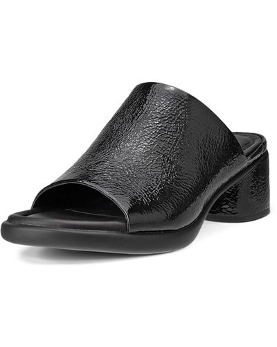 Ecco Sculpted 35 Luxe Mule - Black