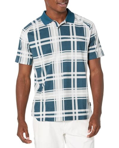 Oakley Sand Stripe Pocket Golf Shirt - Blue