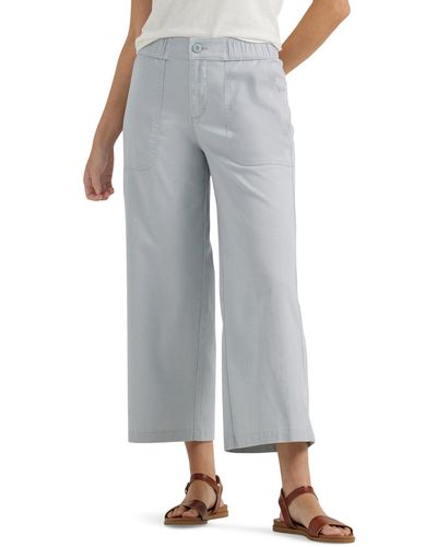 Lee Jeans Ultra Lux Comfort Utility Crop Capri Pant - Gray
