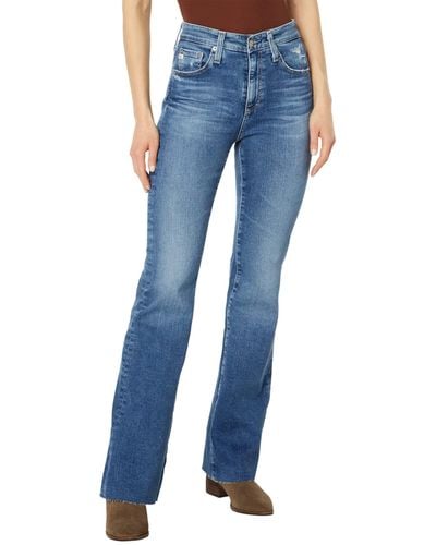 AG Jeans Farrah Boot High-rise Fit In 14 Years Picturesque - Blue