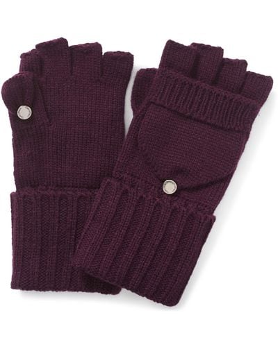 Calvin Klein A2kg5547-aub-one Size Gloves - Purple