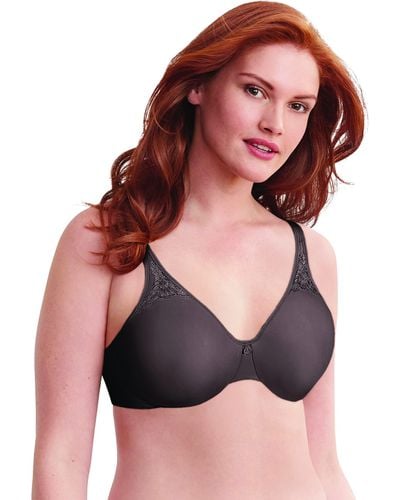 Bali Womens Passion For Comfort Underwire Df3385 Minimizer Bra - Red