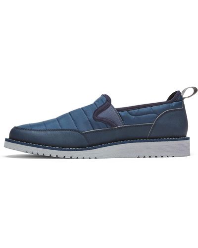 Rockport Axelrod Quilted Slipper - Blue