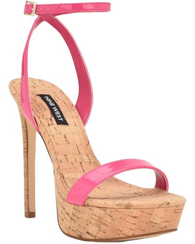 Nine West Gracey Heeled Sandal - Pink