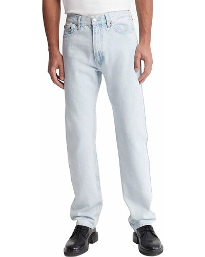 Calvin Klein Standard Straight-fit Jeans - Blue