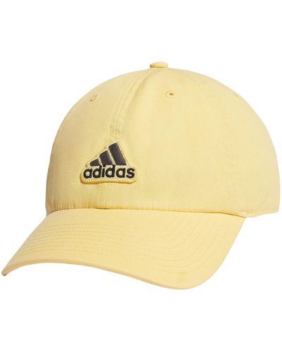 adidas Ultimate 2.0 Relaxed Adjustable Cotton Cap - Yellow