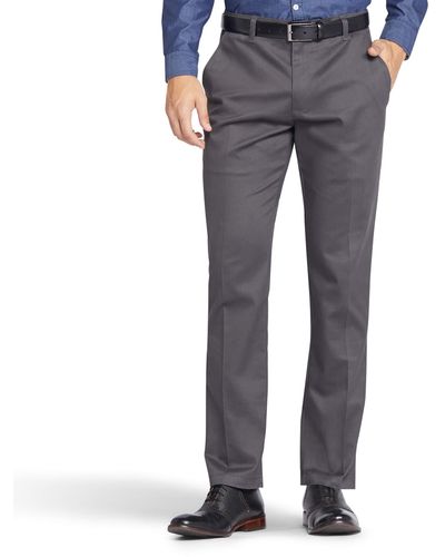 Lee Jeans Total Freedom Stretch Slim Fit Flat Front Pant Unterhose - Grau