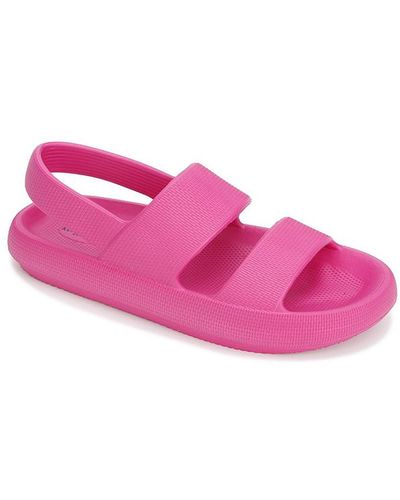 Kenneth Cole Mello Eva Sling Flat Sandal - Pink