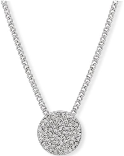 DKNY Silver Necklace For - Beautiful Jewelry - Silver & - Metallic