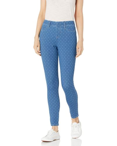 Amazon Essentials Skinny Stretch Pull-on Knit Jegging Leggings-Pants - Azul