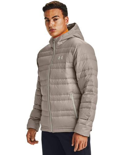 Under Armour Armor Down Hooded Jacket - Gray