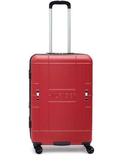 Tommy Hilfiger Hardside Upright Luggage Set - Red