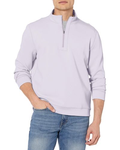 Hickey Freeman Reversible Quarter Zip - Blue