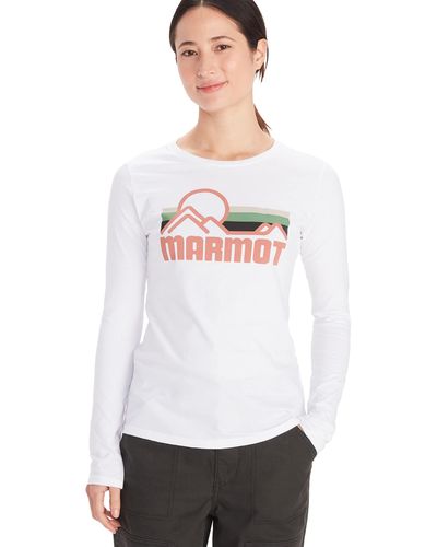 Marmot Coastal Long Sleeve T-shirt - White