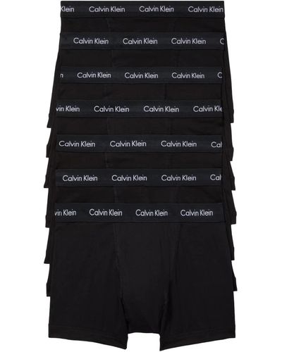 Calvin Klein Cotton Stretch 7-pack Trunk - Black