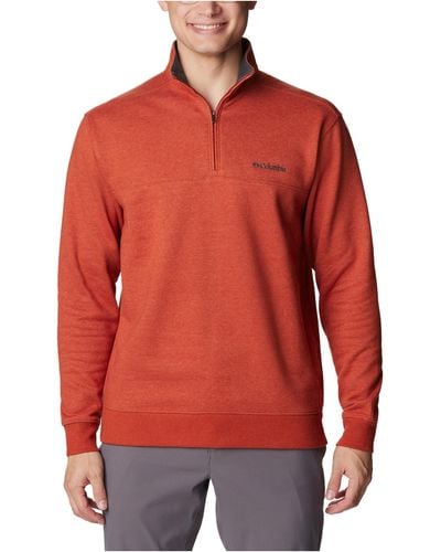 Columbia Hart Mountain Ii Half Zip Sweater - Red