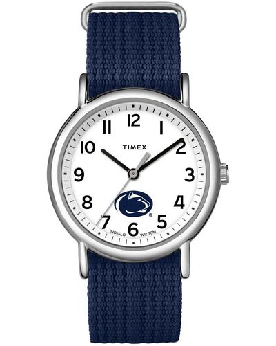 Timex Penn State Nittany Lions With Slip-thru Single Layer - Blue