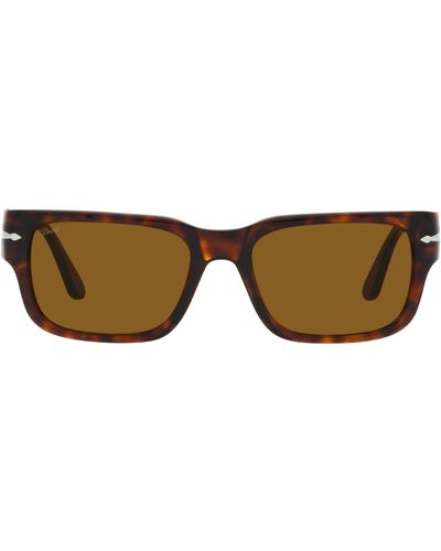 Persol Po3315s Rectangular Sunglasses - Black