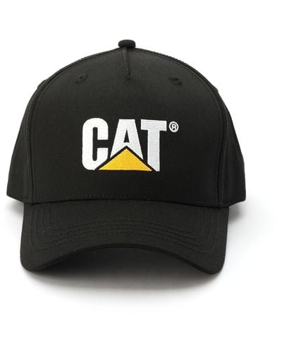 Caterpillar Cat Baseball Cap With Logo - Black