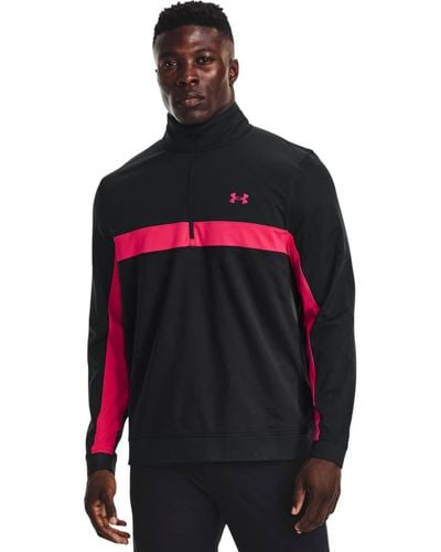 Under Armour Storm Midlayer 1/2 Zip Long-sleeve T-shirt - Red