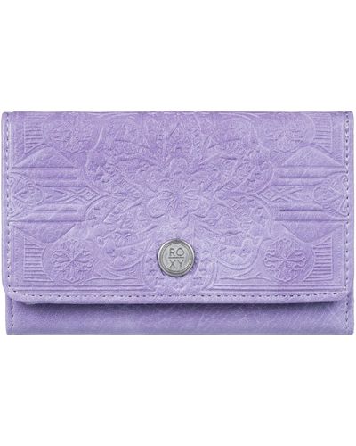 Roxy Crazy Diamond Tri-fold Wallet - Purple