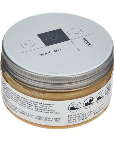 Ecco Wax Oil Shoe Care Product - Metallic