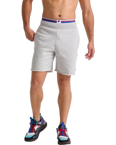 Champion 7" Reverse Weave Cut Off Shorts - Gray