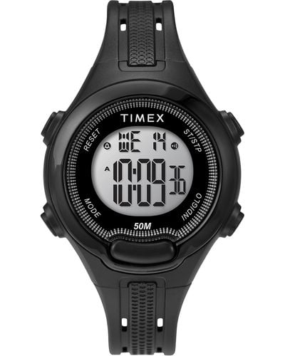 Timex Size 38mm Watch – Black Case With Black Resin