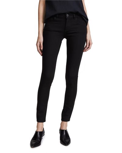 DL1961 Emma Instasculpt Low Rise Skinny Fit Jeans - Black