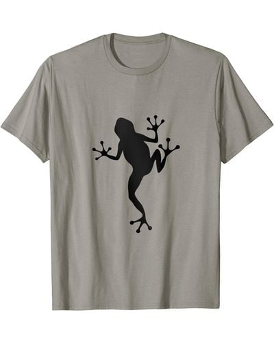 MCM Frog Silhouette T-shirt - Gray