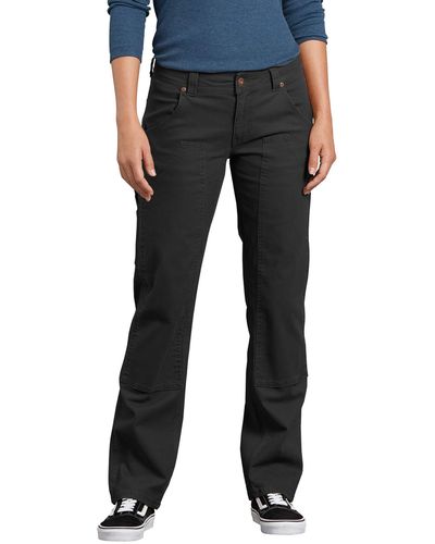 Dickies Relaxed Straight Stretch Duck Double-front Carpenter Pant - Black