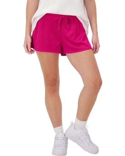 Champion Mesh, Lightweight Gym, Mid-rise Workout Shorts For , 2.5", Fantastic Fuchsia, Large - Pink