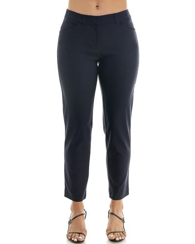 Nenette women's stretch crepe pants Black