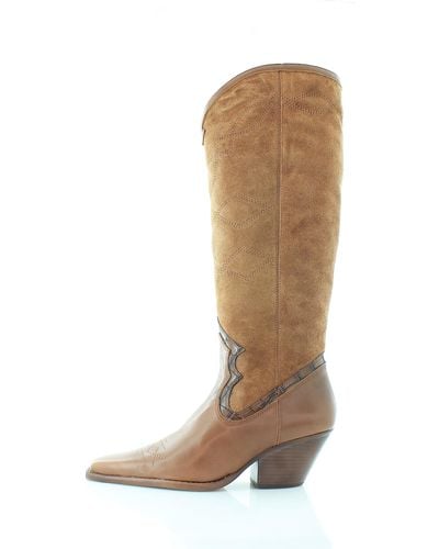 Vince Camuto Nedema Western Boot - Brown