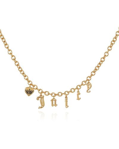 Juicy Couture Goldtone Juicy Charm Necklace For - Metallic