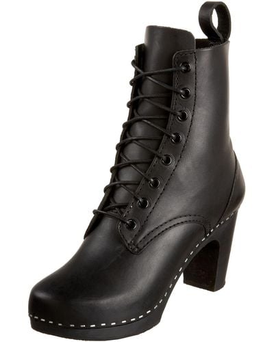Swedish Hasbeens 455 Boot,black,8 M Us
